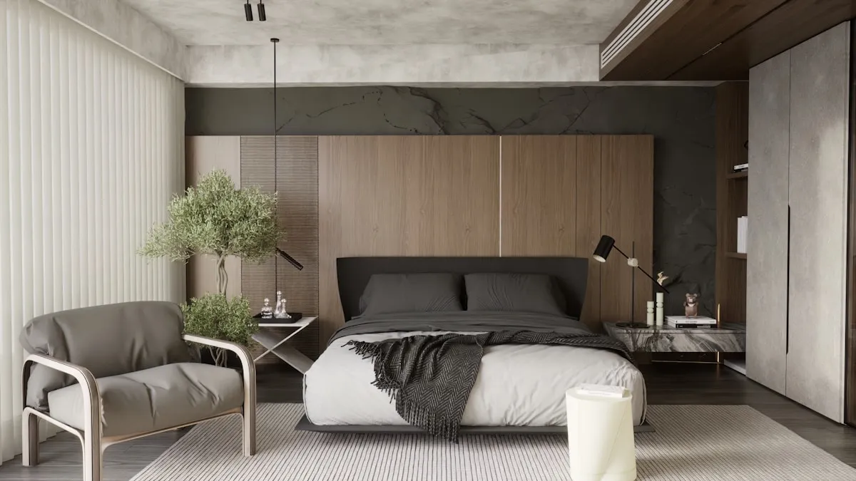 round hill estate, bedroom