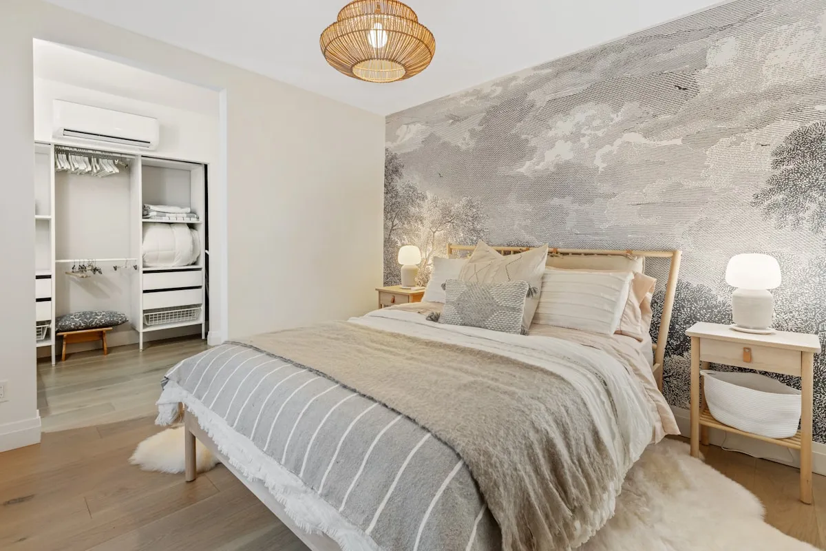 seaside serenity, bedroom