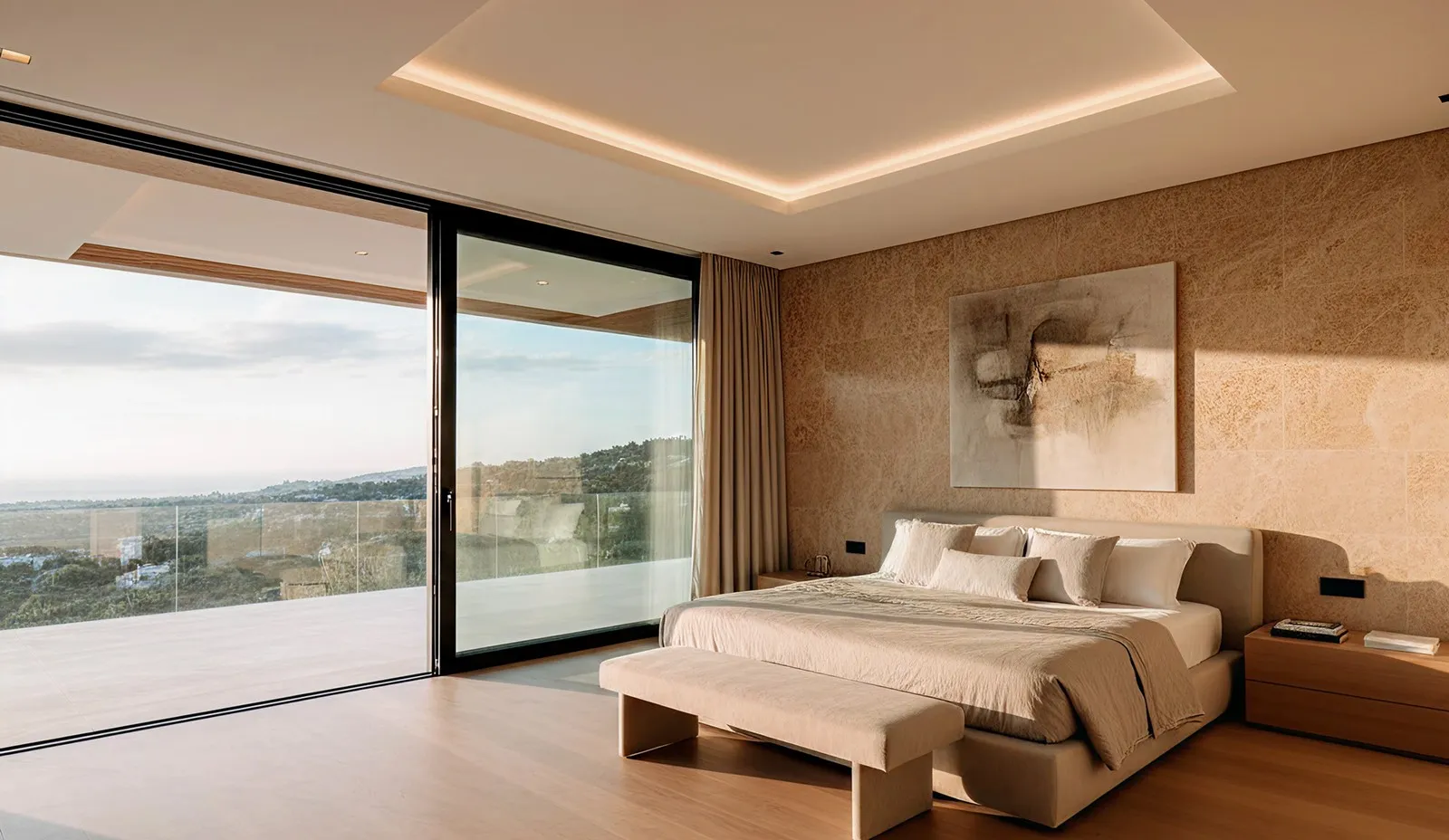 westbury residence, bedroom